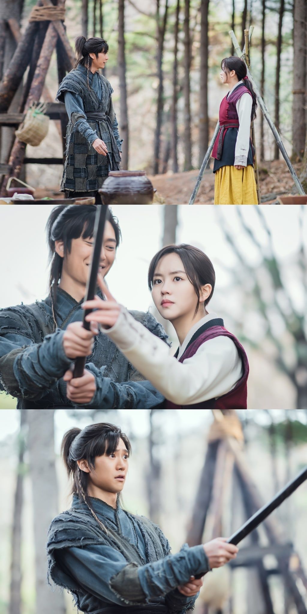 El Río Donde Sale La Luna Drama Kim So Hyun intenta enseñarle a Na In Woo cómo pelear en "River Where