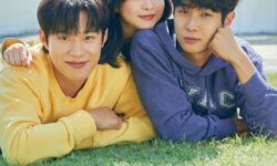 Choi Woo Shik, Kim Da Mi y Kim Sung Cheol posan como amigos cercanos de la escuela en el póster de