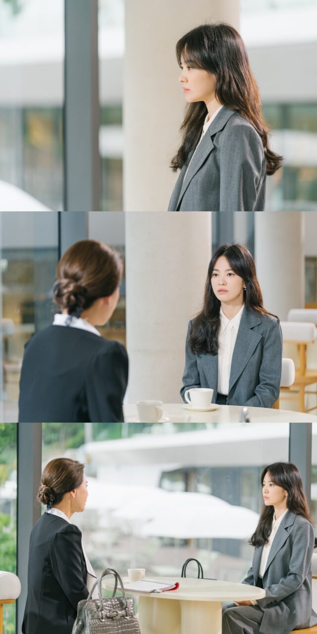 Song Hye Kyo es cuidadosa con sus acciones frente a la madre de Jang Ki Yong, Cha Hwa Yeon, en