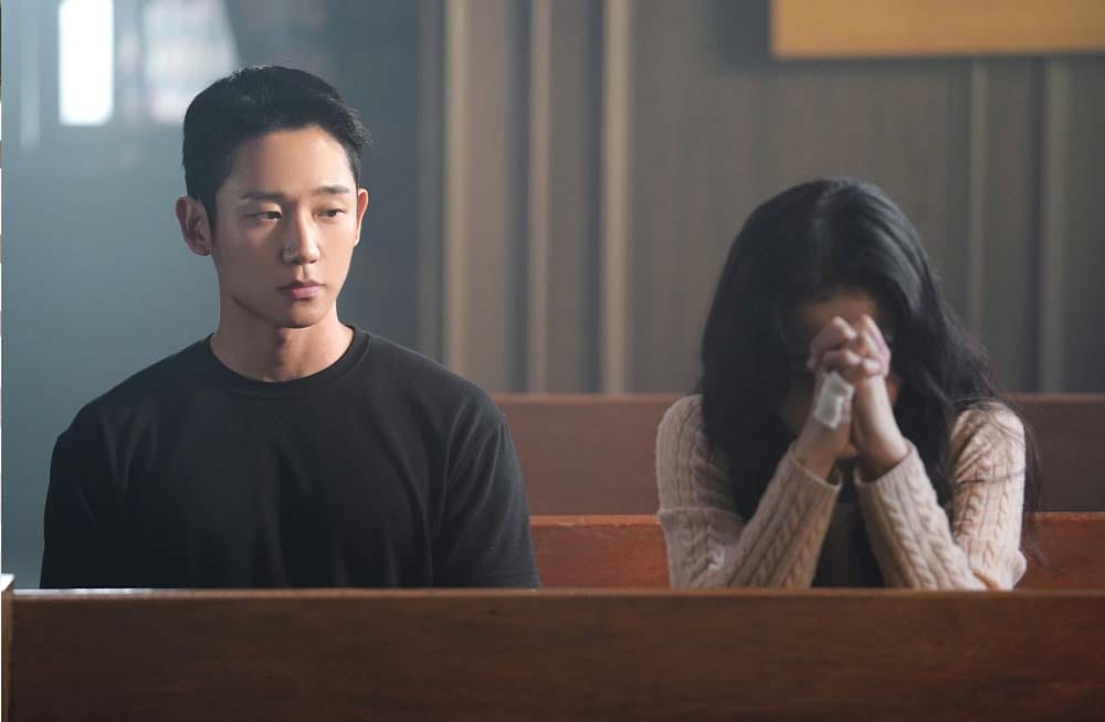 Jisoo de BLACKPINK reza desesperadamente mientras Jung Hae In la cuida en “Snowdrop”
