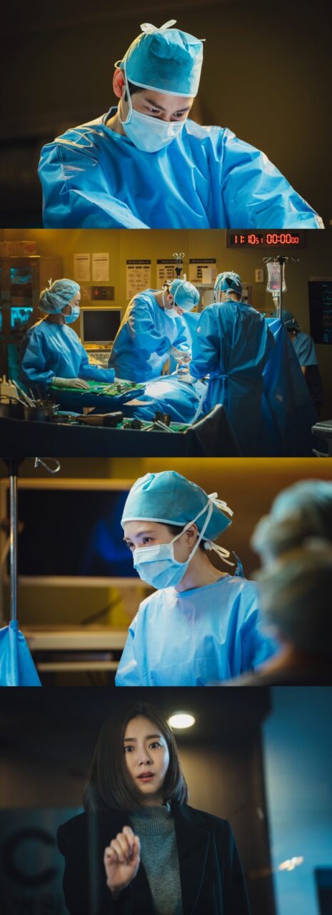 Kim Bum toma el control de la sala de cirugía mientras el espíritu de Rain posee su cuerpo en
