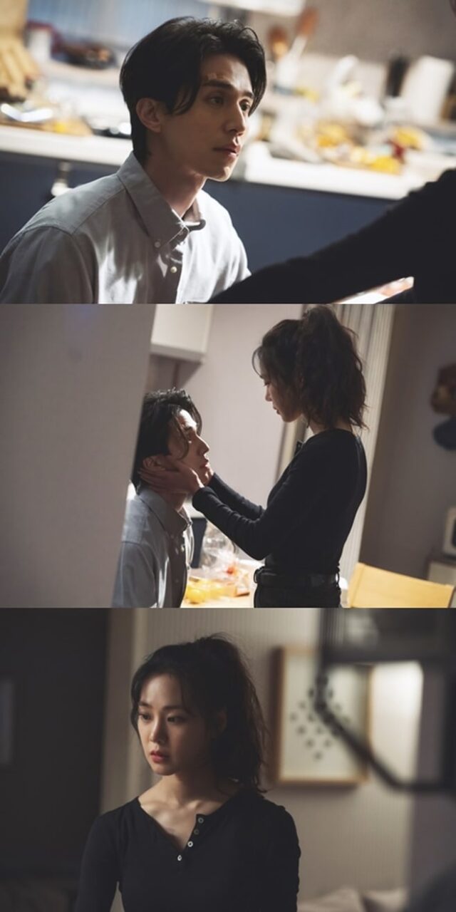 Lee Dong Wook y Han Ji Eun tienen un momento tenso pero tierno como ex amantes en “Bad And Crazy”