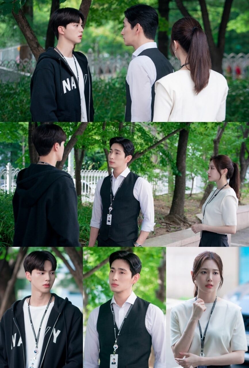 Song Kang entra en una tensa confrontación con Yoon Bak y Yura de Girl's Day en “Forecasting Love And Weather”