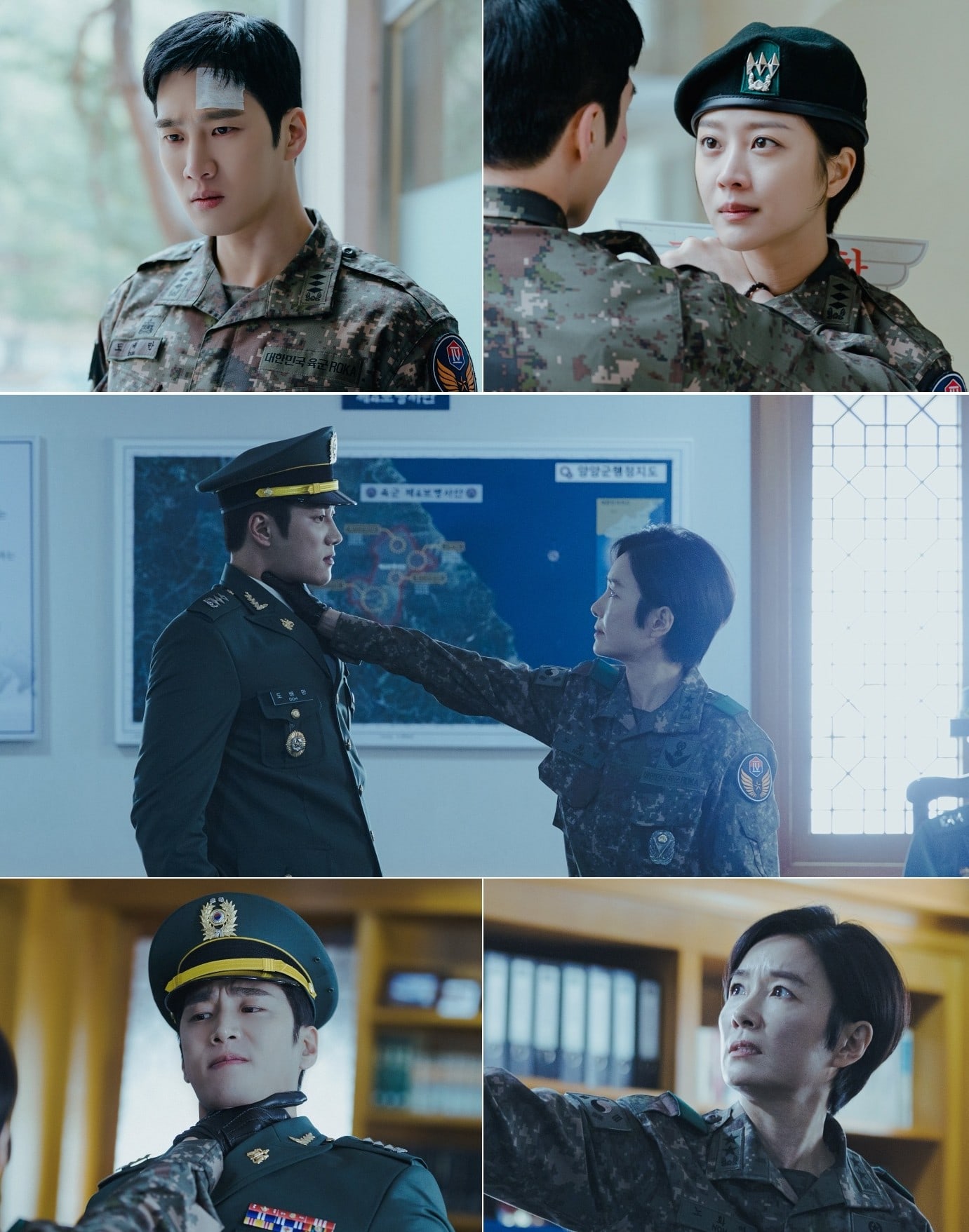 Ahn Bo Hyun confronta airadamente a Jo Bo Ah después de conocer su identidad secreta en “Military Prosecutor Doberman”