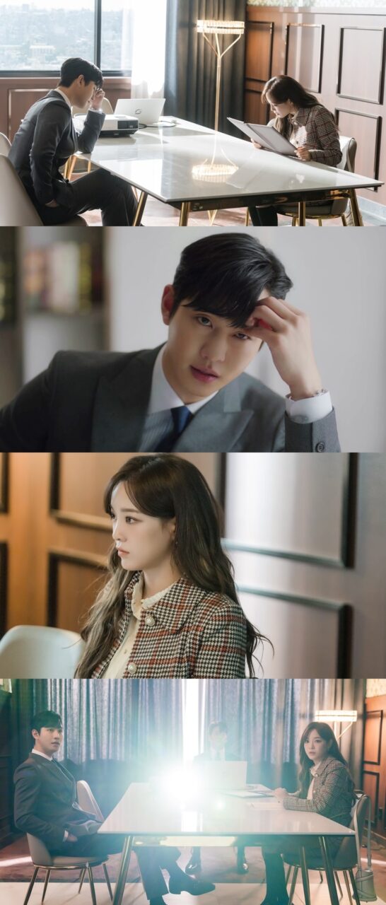 Kim Sejeong y Ahn Hyo Seop redactan un contrato para su relación falsa en “A Business Proposal”